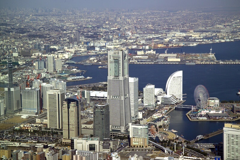 横浜の街並み